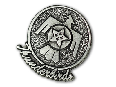 Thunderbirds Nikel Kaplama Rozet  SRY-40008